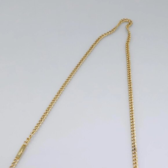 Salvatore Ferragamo Gancini Chain Shoulder Bag Suede Beige Gold Auth MY113 - Picture 10 of 16